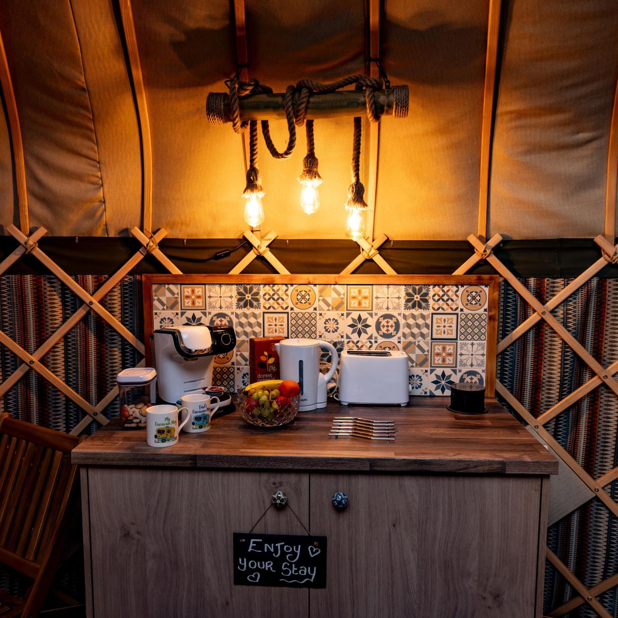 浦耳 Glamping At South Lytchett Manor酒店 外观 照片